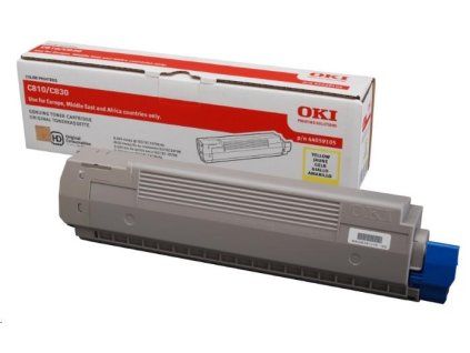 Oki Toner Žlutý do C810/C830 (8.000 stránek)