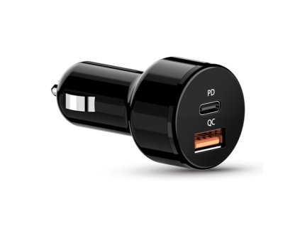 GENIUS rychlo nabíječka PD-36AC-Car, 36W (2x18W)