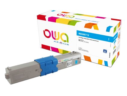 OWA Armor toner kompatibilní s OKI 46508715, 1500st, modrá/cyan
