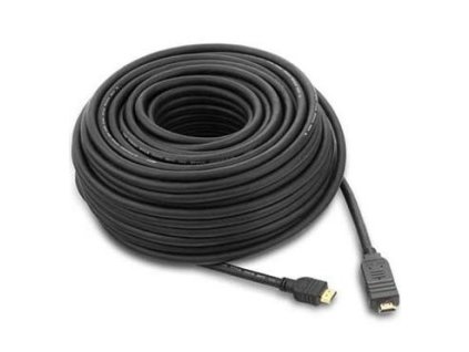 PremiumCord HDMI High Speed + Ethernet kabel, zlacené konektory, 20m, int. zesilovač