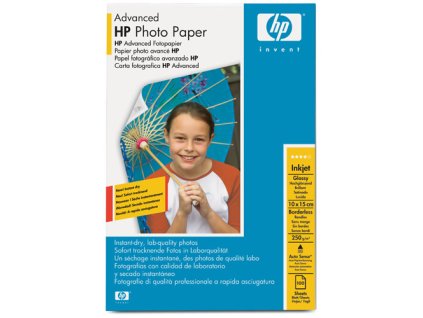 Fotopapír HP Advanced Glossy Photo 10x15 cm, 100ks, 250g/m2