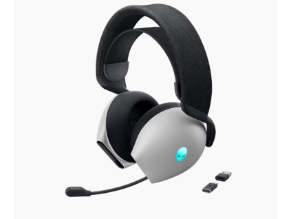 Alienware Tri-Mode Wireless Gaming Headset - AW725H (Lunar Light)