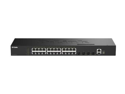 D-Link 24 Ports GE + 4 Ports 10G SFP+ Smart Managed Switch - DGS-1530-28/E