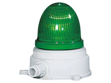 SIRENA Maják OVOLUX 12-240VAC/DC PG9 zelená