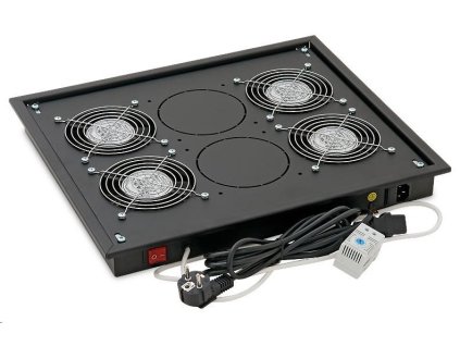 TRITON Ventilační jednotka horní (spodní), 4 ventilátory-230V/60W, termostat, šedá