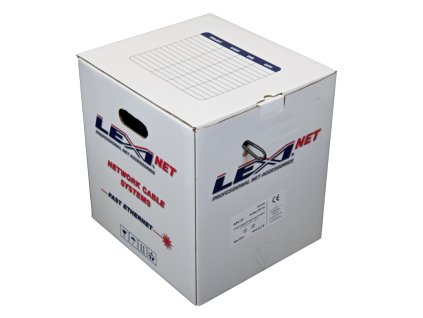 Kabel LEXI-Net UTP Cat5e drát 305m venkovní dvouplášť PVC+PE černý