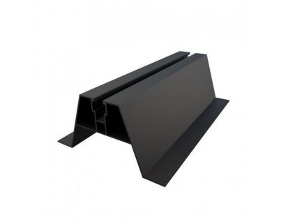 FVE trapezový můstek ČERNÝ hliníkový profil H-70 délka 330mm, výška 70mm, EPDM