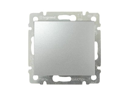 LEGRAND Vypínač VALENA 770111 tlačítko stříbrný