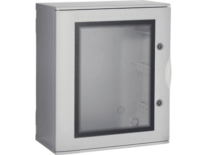 PEDRO Skříň VTR 03 OBLO 04623, 54TE s průhlednými dveřmi, velikost 03, IP65