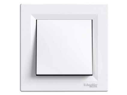 SCHNEIDER Vypínač Asfora č.7 bílý bezšroubový