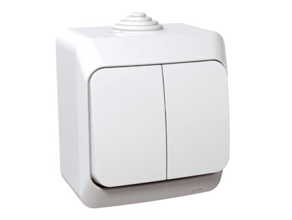 SCHNEIDER Vypínač CEDAR WDE000550 č.5 bílá IP44