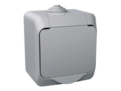 SCHNEIDER Vypínač CEDAR WDE000610 č.1 šedá IP44