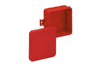 SPELSBERG Krabice i 12 rozbočovací 85x85x37mm IK07 IP55 červená