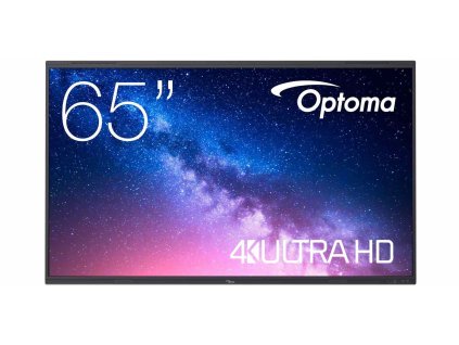 Optoma 1651RK IFPD 65" - interaktivní dotykový, 4K UHD, multidotyk 40prstu, Android 14, 8GB RAM / 64GB ROM