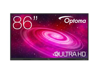 Optoma 1861RK IFPD 86" - interaktivní dotykový, 4K UHD, multidotyk 40prstu, Android 14, 8GB RAM / 64GB ROM