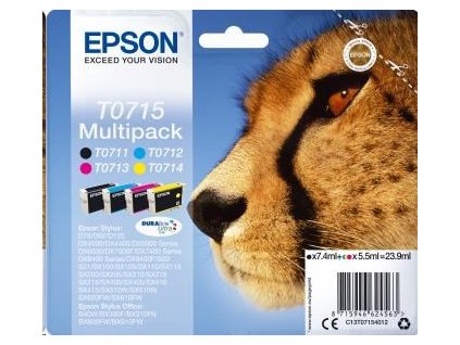 EPSON ink Multipack 4-colours T0715 DURABrite Ultra Ink