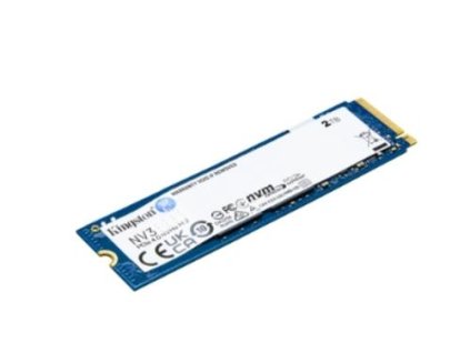 KINGSTON NV3 SSD NVMe M.2 2TB PCIe Gen 4x4 NVMe (čtení max. 6000MB/s, zápis max. 5000MB/s)