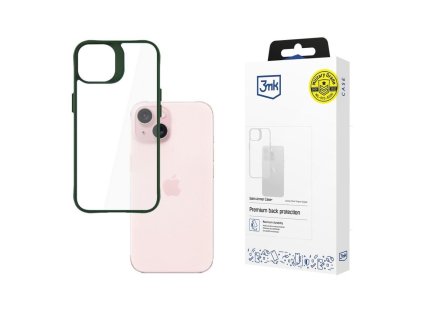 3mk ochranný kryt Satin Armor Case+ Green pro Apple iPhone 15