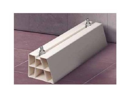 Konzola podlahová plastová 100x100mm, nosnost 400kg, 1pár