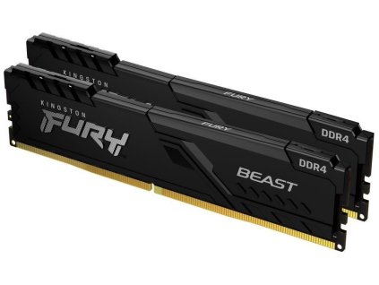 KINGSTON DIMM DDR4 32GB (Kit of 2) 3600MT/s CL18 FURY Beast Černá