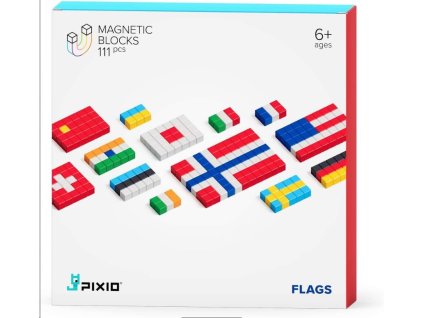 PIXIO Flags magnetická stavebnice