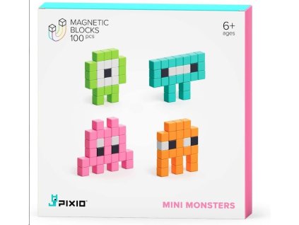 PIXIO Mini Monsters magnetická stavebnice