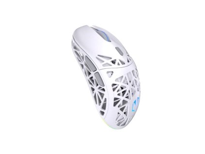 Endorfy Herní myš LIV Plus Wireless Onyx White, Bezdrátová, ARGB, bílá
