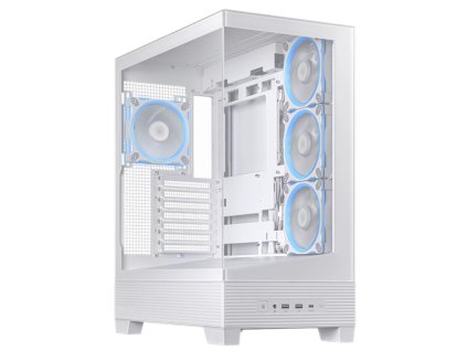 ASUS case A31 PLUS TG ARGB FANS white