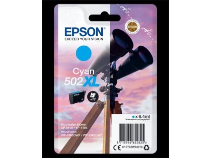 EPSON cartridge T02W2 cyan XL (dalekohled)