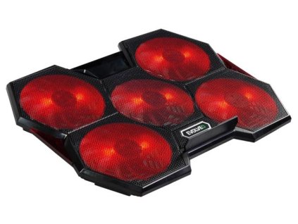 EVOLVEO Ania 14, chladicí podstavec pro notebook, červené podsvícení, až 17,3"