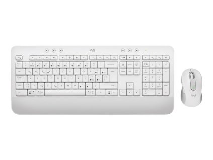 Logitech klávesnice s myší Wireless MK650 Signature - bezdrátová/Logitech bolt/Bluetooth/ CZ/SK/OFFWHITE
