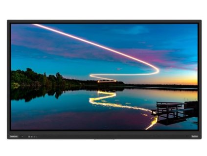 Lenovo LCD T86+Camera 86" VA Touch/16:9/3840x2160/6,5ms/400cd/m2/4000:1/5xHDMI/DP/VGA/USB/USB-C/RJ45/Repro/VESA/černý