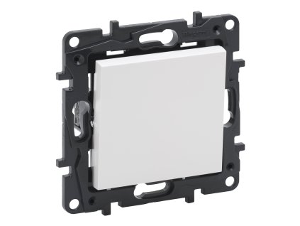 LEGRAND Tlačítko NILOÉ STEP 863109 NO-NC bílá
