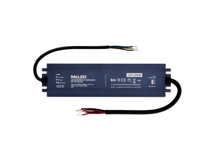 MCLED Napaječ LED 200W 12V/16,67A IP67 ML-732.108.39.0