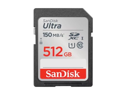 SanDisk SDXC karta Ultra 512GB (150MB/s)