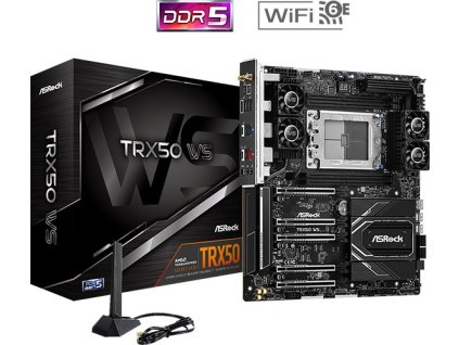 ASRock MB Sc sTRX5 TRX50 WS, AMD TRX50, 4xDDR5, E-ATX