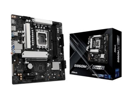 ASRock MB Sc LGA1871 B860M-X Gen5, Intel B860, 2xDDR5, 1xDP, 1xHDMI, mATX