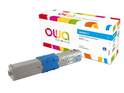 ARMOR toner pro Oki C332, MC363 (46508711), modrá/cyan, 3000 str