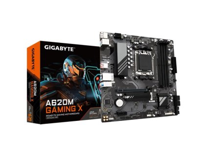 GIGABYTE MB Sc AM5 A620M GAMING X, AMD A620, 4xDDR5, 1xDP, 1xHDMI