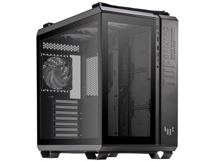 ASUS case TUF GAMING GT502 PLUS, Mid Tower, průhledná bočnice, 4x 120mm ARGB Fan, černá