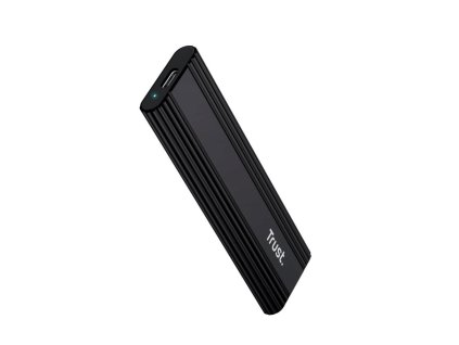 TRUST Externí box pro M.2 SSD, USB-C 3.2 Gen2, M.2 2280, černá