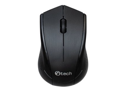 C-TECH WLM-07/Kancelářská/Optická/1 200 DPI/Bezdrátová USB/Černá