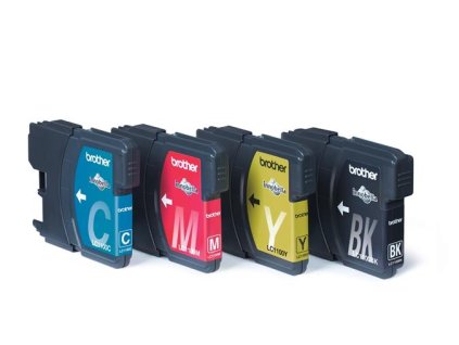 Brother LC-1100 sada inkoustů - black, magenta, yellow, cyan
