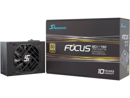 SEASONIC zdroj 750W FOCUS SGX-750, SFX, 80+ Platinum