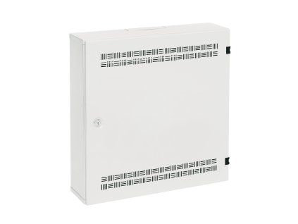Rozvaděč Solarix LC-18 s lištami 2U, 4U a 11U, 550x550x150mm bílá RAL9003