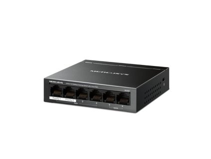 Switch TP-Link Mercusys MS106P 2x LAN, 4x LAN s PoE, 67W