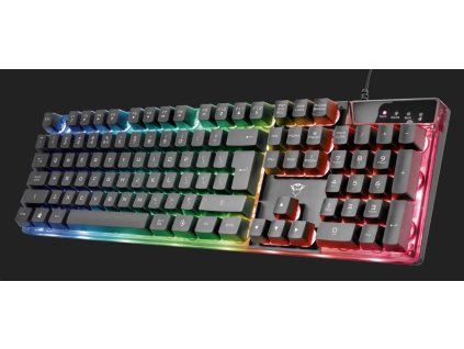 TRUST herní klávesnice GXT 835 Azor Illuminated Gaming Keyboard CZ/SK