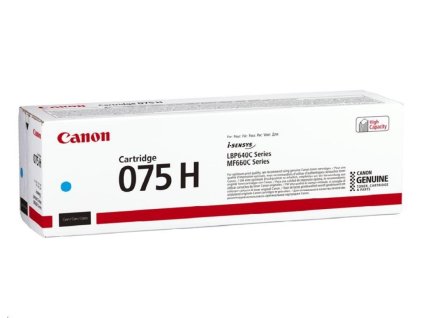 Canon TONER 075 H C azurová pro i-SENSYS LBP646Cdw, LBP647Cdw, MF664Cdw, MF667Cdw (2500 str.)