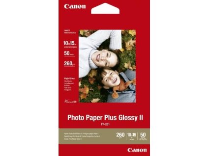 Canon fotopapír lesklý PP-201 10x15cm, 50ks, 275g/m