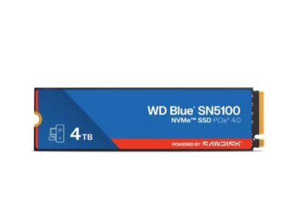 WDC BLUE SN5100 NVMe SSD WDS400T5B0E 4TB PCIe 4.0 Gen4 x4 M.2 2280 (6900/6700MB/s, 900K/1100K IOPs, SSD)